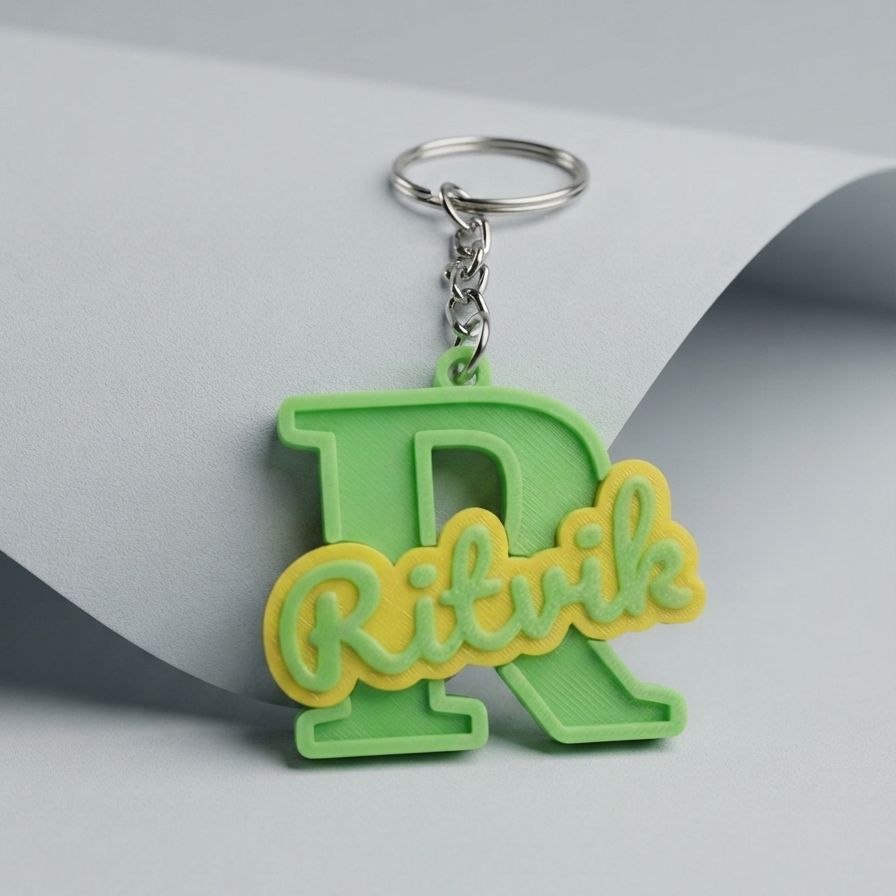 Big Name Keychain