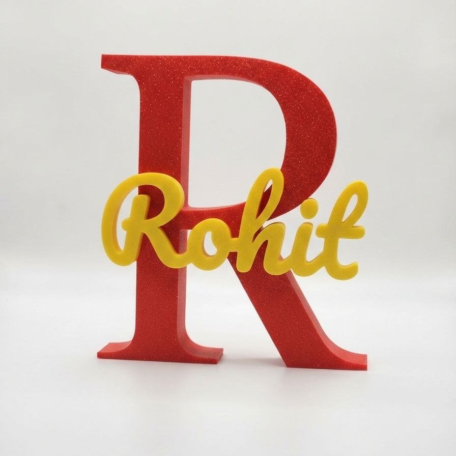 Custom 3D Name